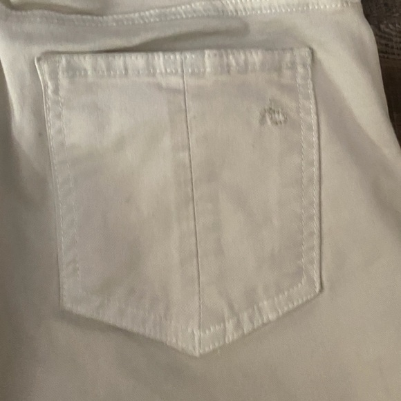 Rag & Bone Winter White Stretch skinny, Black Zip Pockets knee pads Jeans 27 - Picture 3 of 6